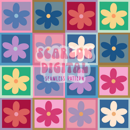 Floral Seamless Pattern Sublimation Digital Design Download-summer seamless file, colorful sublimation, flowers seamless, spring seamless