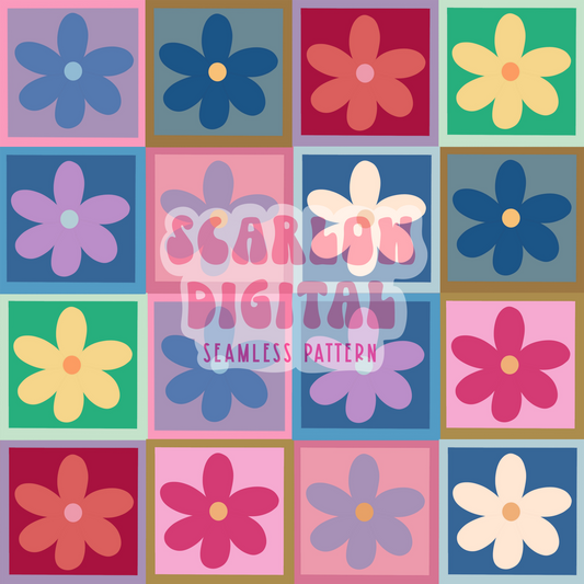 Floral Seamless Pattern Sublimation Digital Design Download-summer seamless file, colorful sublimation, flowers seamless, spring seamless