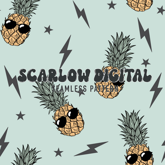 Pineapple Seamless File-Summer Vibes Sublimation Digital Design Download-summertime seamless file, sunglasses seamless file, boy seamless