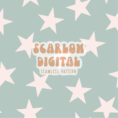 Blue Stars Seamless Pattern-July 4th Sublimation Digital Design Download-patriotic seamless file, fourth of july seamless, usa seamless file