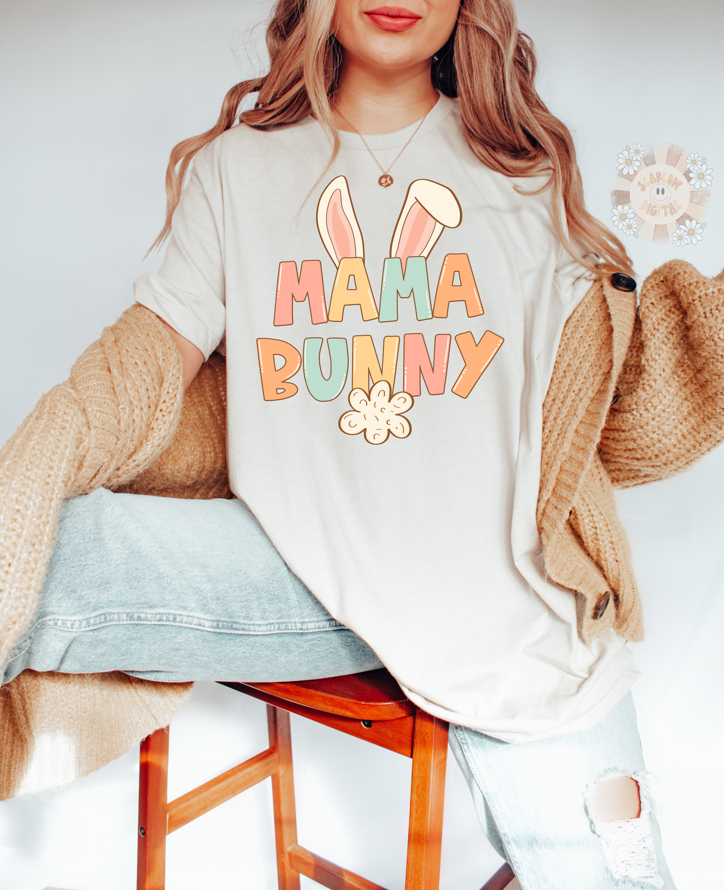 Mama Bunny PNG-Easter Sublimation Digital Design Download-easter mom png, mom first easter png, mommy png, png for moms, easter mommy png