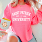 Saint Patrick University SVG-St Patty Day Cricut Cut Files Digital Design Download-shamrock svg, lucky svg, leprechaun svg, clover svg files