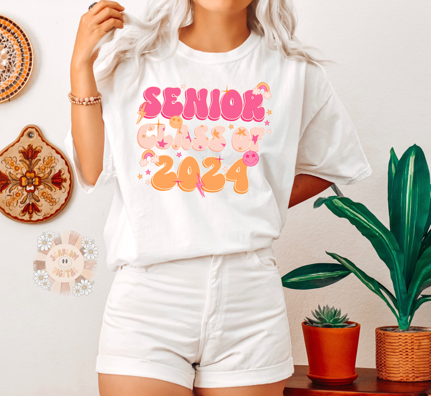 Senior 2024 PNG- Graduation Sublimation Digital Design Download-senior sublimation, graduation png, retro senior png, high school senior png