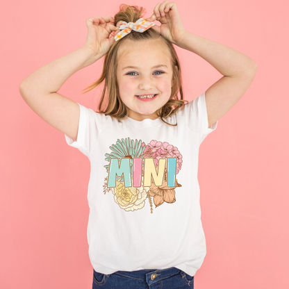 Mini PNG-Floral Bouquet Sublimation Digital Design Download-spring mini png, floral mini png, easter mini png, little girl png, png for kids