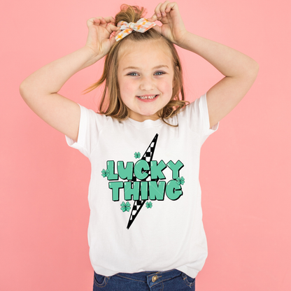 Lucky Thing PNG-Saint Patrick's Day Sublimation Digital Design Download-shamrock png, lucky kid png, clover png, leprechaun png, rainbow png