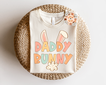 Daddy Bunny PNG-Easter Sublimation Digital Design Download-easter dad png, dad first easter png, daddy png, png for dads, easter daddy png