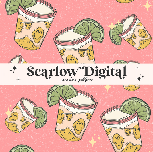 Trippy Tequila Seamless Pattern Sublimation Digital Design Download-smiling seamless file, agave seamless file, funny seamless pattern