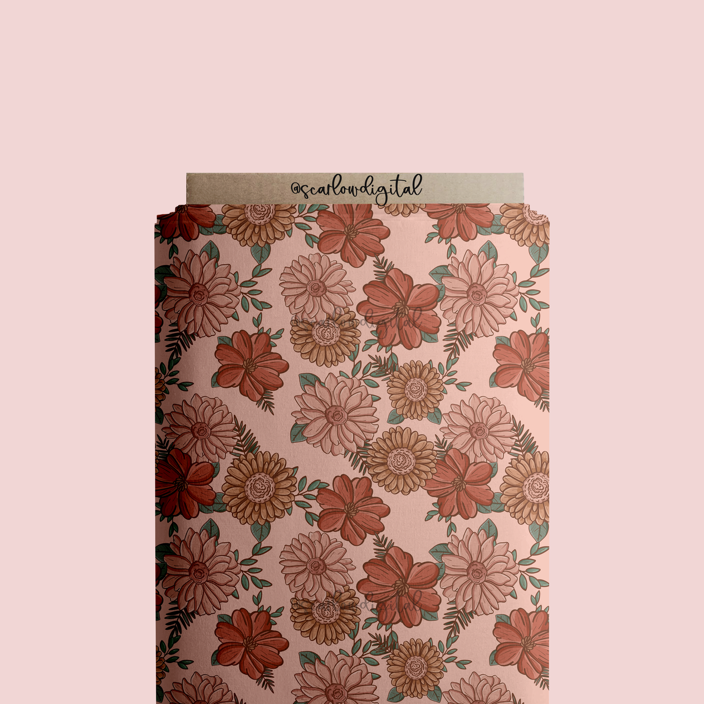 Floral Seamless Pattern-Vintage Sublimation Digital Design Download-flowers seamless pattern, boho seamless pattern, summer seamless pattern