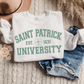 Saint Patrick University SVG-St Patty Day Cricut Cut Files Digital Design Download-shamrock svg, lucky svg, leprechaun svg, clover svg files