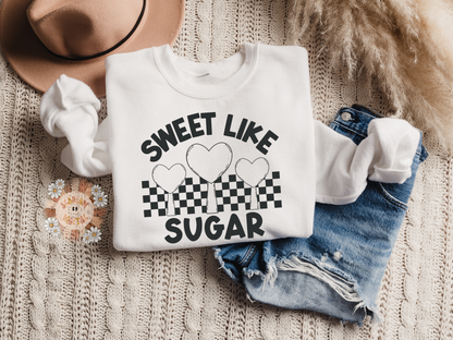 Sweet Like Sugar SVG-Valentine's Day Cricut Cut Files-heart sucker svg, xoxo svg, sugar pie svg, hey honey svg, love svg, day svg designs