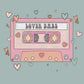 Lover Babe Valentines Day PNG Sublimation Design for Women, Valentines Design for Girl Shirts, 90s cassette tape png, 90s baby png design