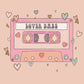 Lover Babe Valentines Day PNG Sublimation Design for Women, Valentines Design for Girl Shirts, 90s cassette tape png, 90s baby png design
