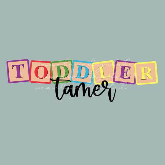 Toddler Tamer PNG Sublimation Design for Moms, Toddler mama png design, boy mom png design, mama sublimation design download, png for women