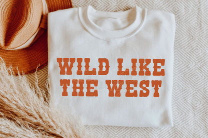 Wild Like The West SVG design download, western SVG, country SVG, southern svg, cowgirl svg, cowboy svg, svg for girls, svg for boys