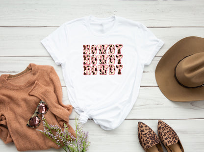 Howdy Howdy Howdy PNG Design for girls, country sublimation png, howdy png file, yeehaw png, southern girl png, cowgirl png for sublimation