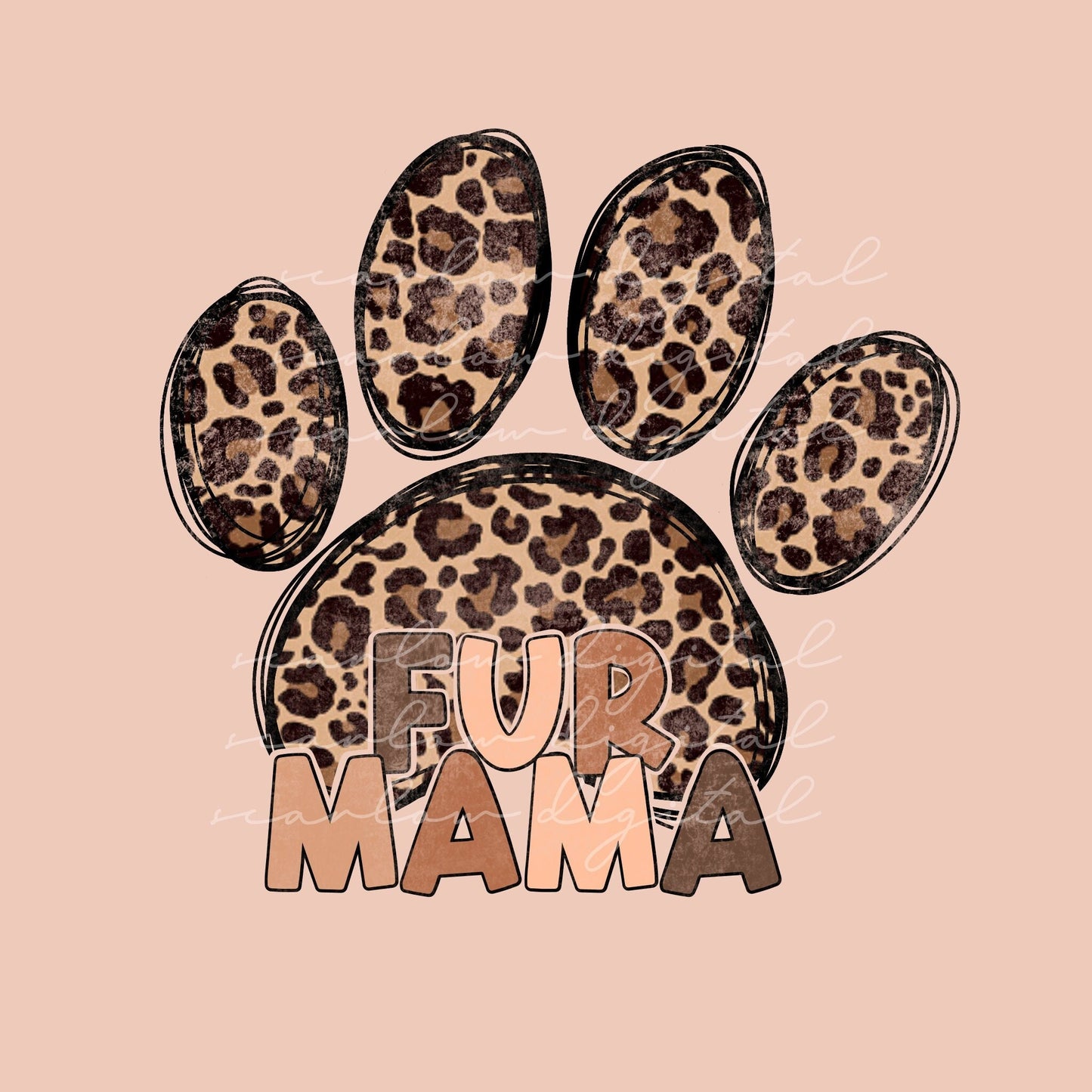 Fur Mama PNG design for sublimation, fur mom sublimation, dog lover png, pet png design, png for dog owners, sublimation designs for dogs