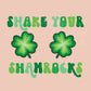 Shake Your Shamrocks PNG sublimation design download, St. Patrick's Day png for women‚Äôs t-shirt sublimation, shamrock png for t-shirts