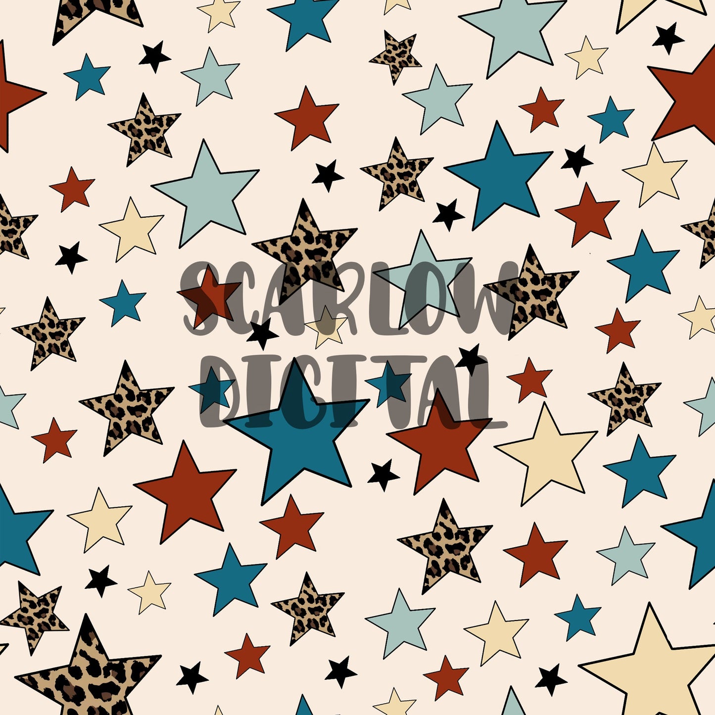 July 4th Stars Seamless Pattern, Patriotic Sublimation, Red White and Blue Digital Paper, Independence Day Seamless File, July 4th PNG