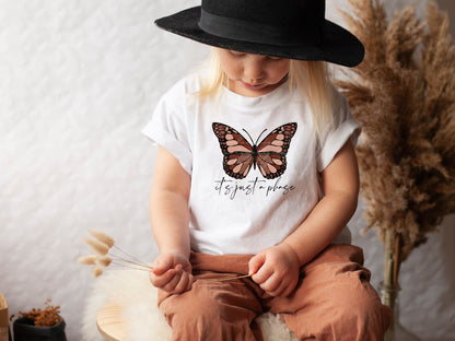 Its Just A Phase Butterfly PNG sublimation design download, butterfly png, png for girls, little girl sublimation designs, commercial use