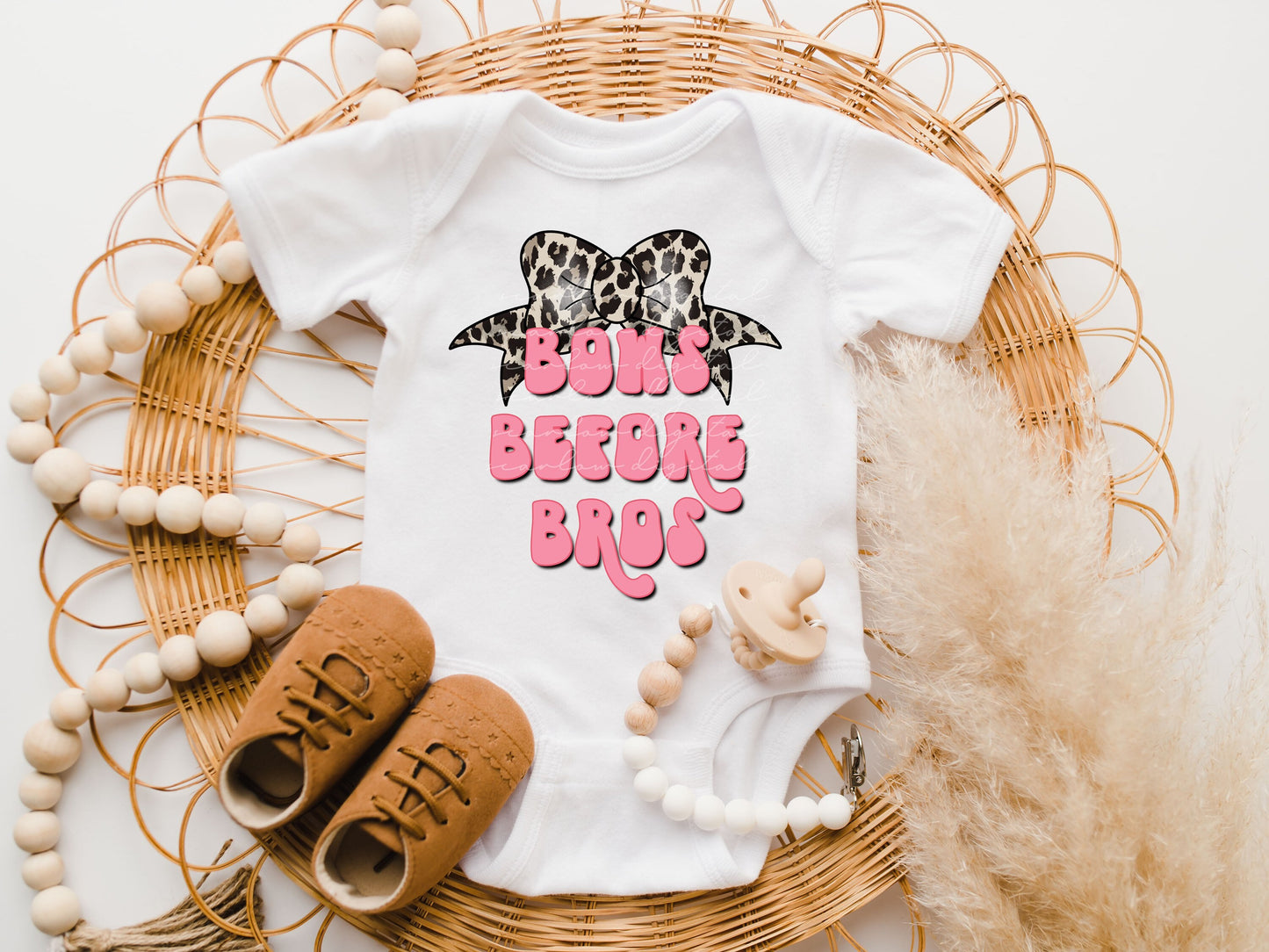 Bows Before Brows Little Girl png sublimation design download, little girl png, girl sublimation designs, girl bodysuit png, bows png design