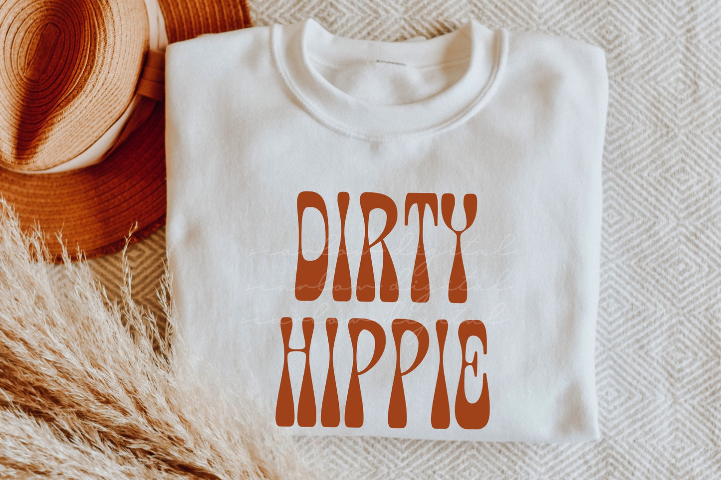 Dirty Hippie SVG design download, hippie png designs, dirty hippie png, hippie Cricut cut file, png for hippie, hippie mama SVG design