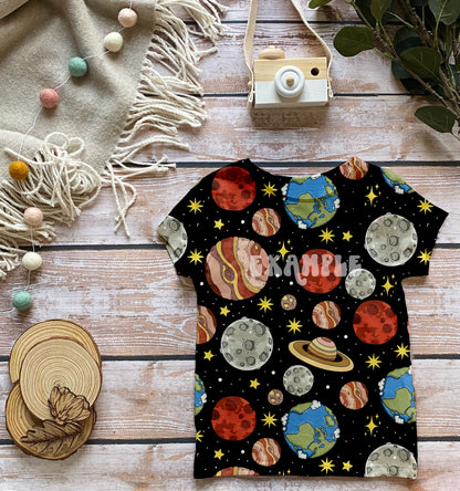 Outer Space Seamless Pattern, Planets Seamless File, Seamless Patterns for Boys, Boy Sublimation Designs, Astronaut Seamless File Designs