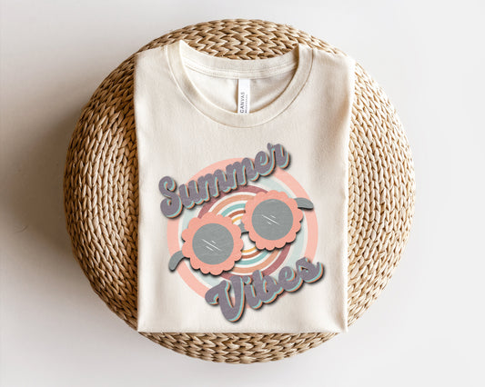 Summer Vibes PNG, Retro Vintage Summer Vibes PNG, Retro Vintage PNG, Summer Sublimation Design, Summer Tshirt png, png for summertime
