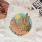 Wild As The West Western Desert PNG sublimation Design Download, western png, desert png, cactus png, Wild West png, southwest png