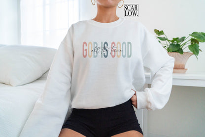 God Is Good All The Time PNG sublimation design download, png for Christian women, boho Christian png, bible verse png, Jesus sublimation