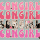 Cowgirl Cowhide Western PNG sublimation design download, little girl png, png for girls, country girl png, western girl png, southern belle