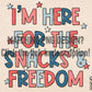 July 4th Snacks Seamless File, Independence Day seamless pattern, Fourth of July sublimation, July 4th sublimation, July 4th digital paper