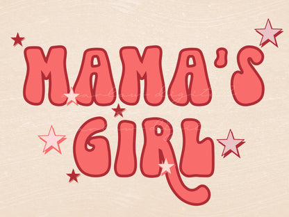 Mama's Girl PNG sublimation Design Download, little girl png, baby girl png, retro girl png, girl sublimation design, vintage retro girl png