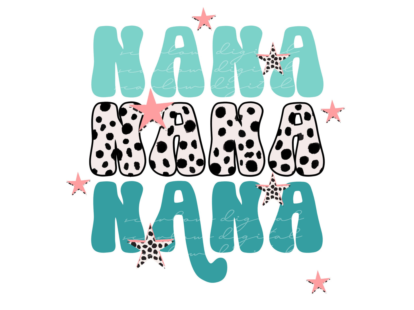 Nana PNG- Instant digital download-Sublimation Designs-boho png, nana png, retro png, retro nana png, nana sublimation, vintage inspired png