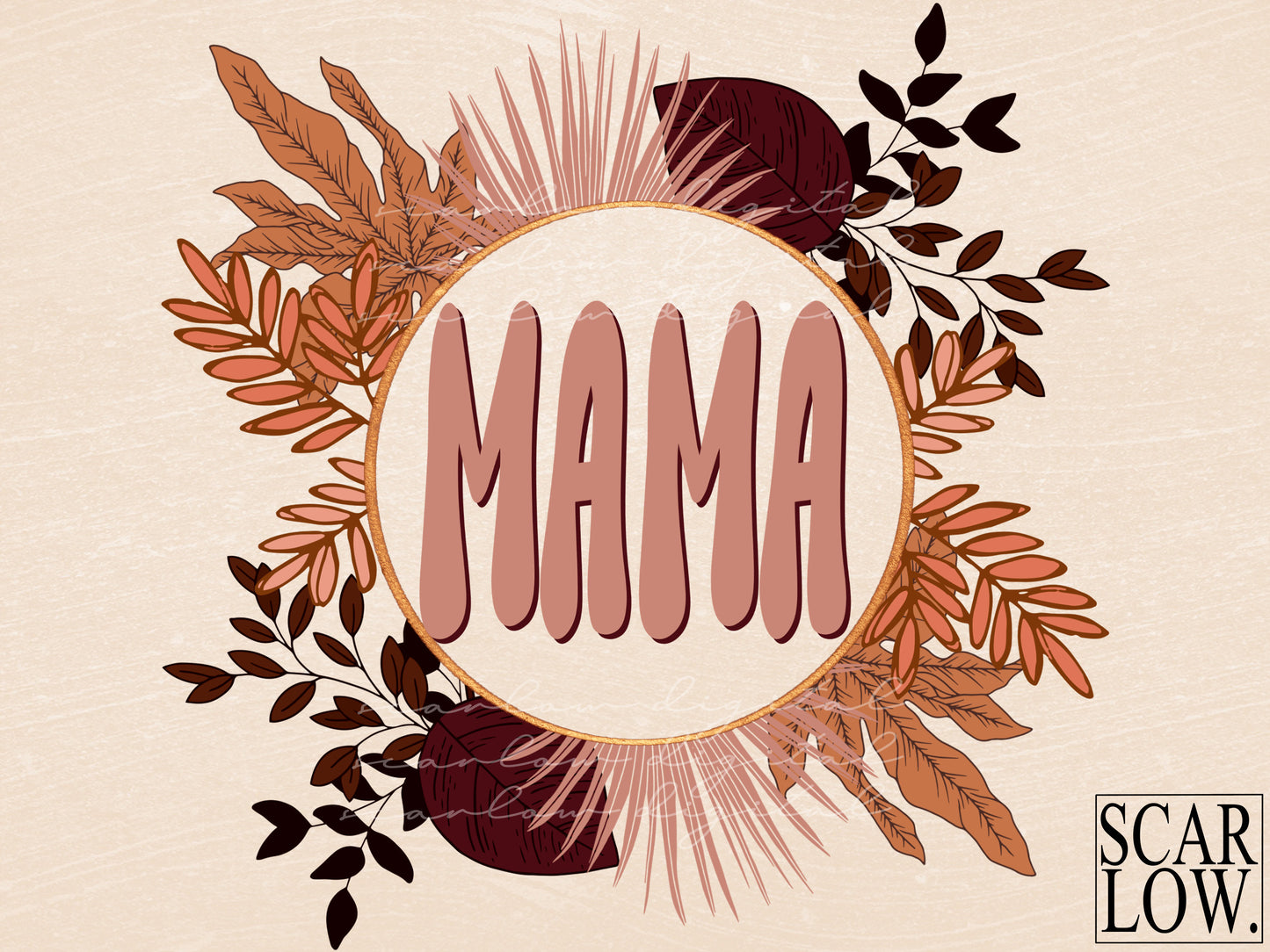 Fall Mama PNG-Sublimation Design Download-fall sublimation, mama sublimation, mama png, fall png, retro mama png, boho mama png, vintage png