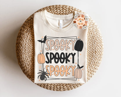 Spooky Halloween PNG Sublimation Design Download, Halloween png, spooky season png, Halloween sublimation, retro Halloween png, spider png