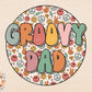 Groovy Dad Hippie PNG-Sublimation Instant Digital Design Download-dad sublimation, daddy png, retro png, hippie sublimation, smiling png