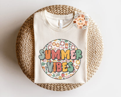 Summer Vibes PNG-Sublimation Instant Digital Design Download-Beach sublimation designs, vacation png, beach png, retro sublimation designs