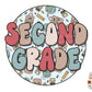 Second Grade PNG-Back To School Sublimation Design Download-Elementary school png, second grade teacher png, school sublimation, teacher png