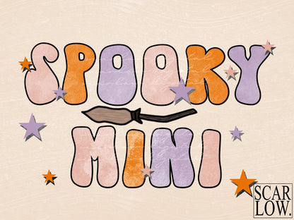 Spooky Mini Halloween PNG sublimation design Download, spooky mini png, Halloween mini png, horror mini png, mini png, autumn mini png