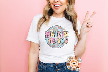 Made In The 80s PNG-Retro Sublimation Design Download-80s png design, retro sublimation, vintage png, throwback png, 80s png designs