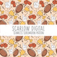 Seamless Football Pattern-Fall Sublimation Design Download-football sublimation, sports seamless, autumn seamless, football season designs