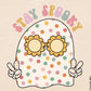 Stay Spooky PNG-Halloween Sublimation Design Download-Groovy Halloween png, Halloween sublimation, hippie sublimation, groovy png designs