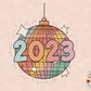 Happy New Year PNG-2023 Sublimation Digital Design Download-new year png, 2023 png, New Year's Eve png, disco ball png, retro png designs