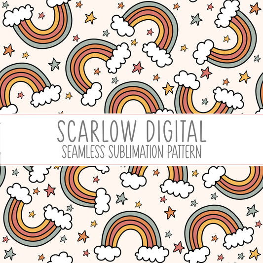 Seamless Rainbow Sublimation Pattern Digital Design Download, seamless boho pattern, seamless sublimation, repeating patterns, boho designs