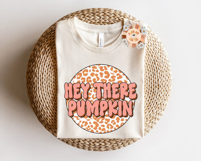 Hey There Pumpkin PNG-Fall Sublimation Design Download-Floral Fall png, Fall sublimation, pumpkin png design, autumn sublimation png designs