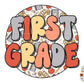 First Grade PNG-Back To School Sublimation Design Download-Elementary school png, first grade teacher png, school sublimation, teacher png