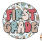 First Grade PNG-Back To School Sublimation Design Download-Elementary school png, first grade teacher png, school sublimation, teacher png