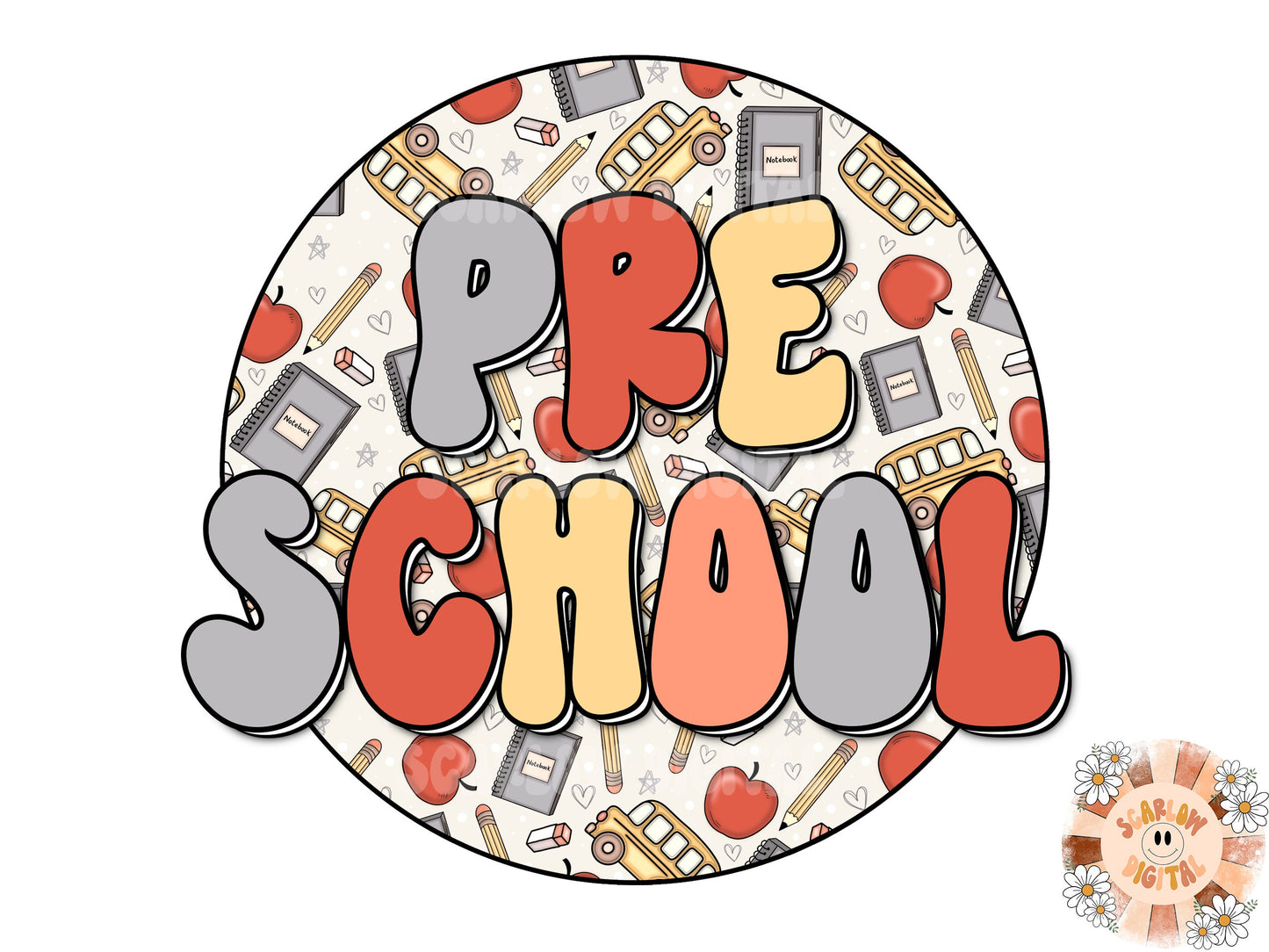 Preschool PNG-Back To School Sublimation Design Download- pre-k png, preschool teacher png, school sublimation, teacher png, educator png