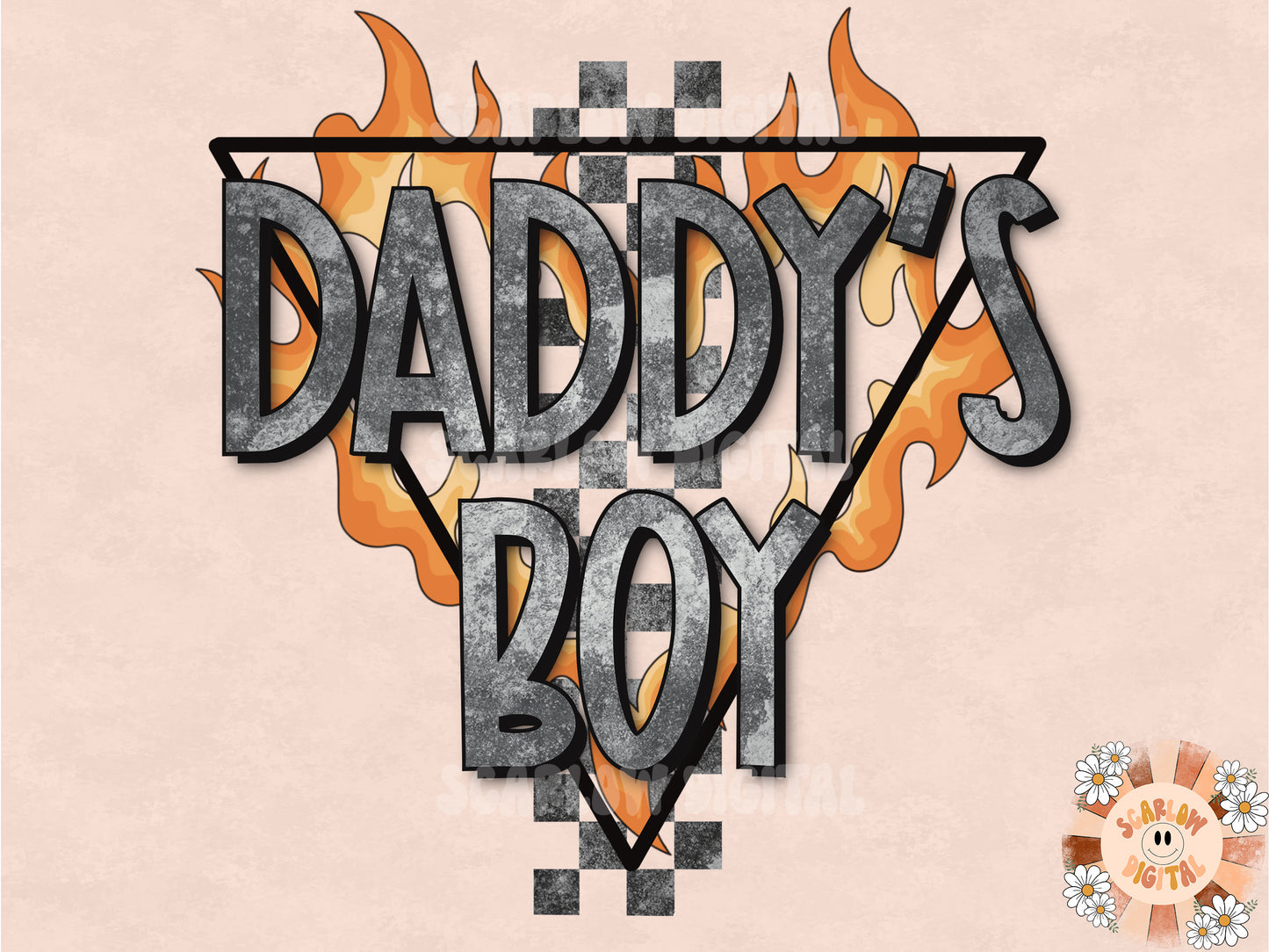Daddys Boy PNG-Skateboard Sublimation Digital Design Download-little boy png, boy sublimation, rocker boy png, edgy png, smiling png design