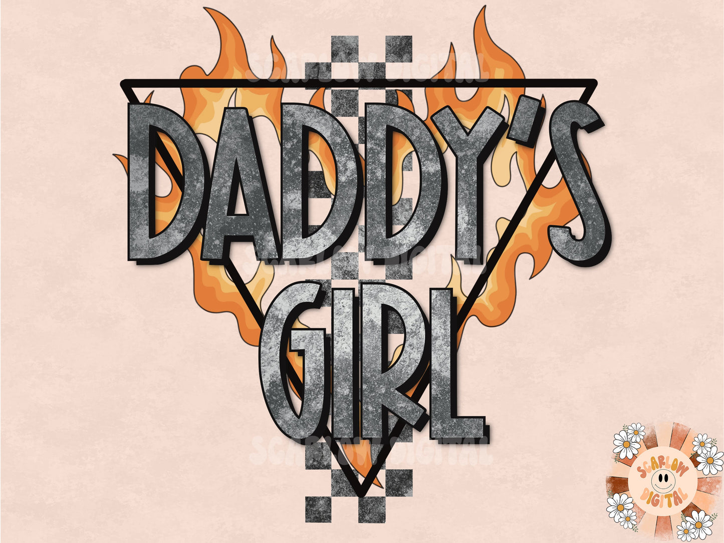 Daddys Girl PNG-Rocker Sublimation Digital Design Download-little girl png, daddys girl sublimation, girl sublimation, rocker girl png